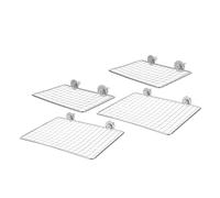 TOYANDONA 4pcs Pet Bird Cage Accessories Cockatiel Perch Bird Stand Perch Stand for Parrots for Cage Silver