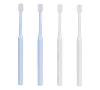 TOYANDONA 4Pcs Pets Toothbrush with Long Slip Handle Compact Oral Cleaning Brush for Cats and Dogs Multi Functional Design for Teeth Care and Comfortable Use