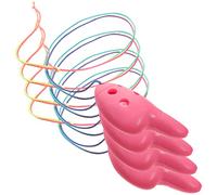 TOYANDONA 4Pcs Plastic Ocarina for Beginner Musical Instrument Lightweight Mini Thumb Flute Music Learners and Players