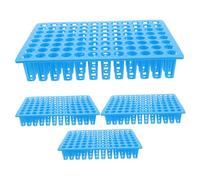 TOYANDONA 4pcs Plastic Test Tube Holder Rack for Slot Multifunctional Science Experiment Stand for Test Tubes Sample Vials and Specimen Containers Educational Stem