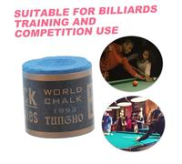 TOYANDONA 4pcs Pool Cue Chalk Cubes Bulk Billiard Chalk for Tournaments Home Bar Use Reliable Snooker Pool Blue and Red