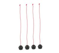 TOYANDONA 4Pcs Portable Billiard Chalk Holders Rubber Snooker Cue Tip Chalk Protectors Lightweight Pool Cue Accessories for Players