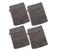 TOYANDONA 4pcs Portable Makeup Remover Face Mitts Set, Comfortable Facial Gloves Microfiber Fabric for Soft Cleansing and Makeup Removal, Suitable for Daily Skincare and Beauty Routine