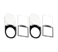 TOYANDONA 4pcs Power Button Covers Protective Switch Guards for Computer and Dishwasher with Quick Installation and Comprehensive Protection in Offices and Public Buildings