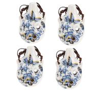 TOYANDONA 4pcs Professional Alto Ocarina Beginner Practice Instrument Smokey Straw Material Boys and Girls Musical Toy