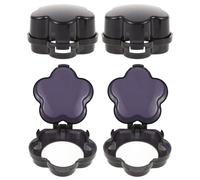 TOYANDONA 4pcs Proof Stove Knob Covers Gas Stove Safety Protective Switch Covers Blue Gradient Kitchen Burner Guard Dust and Oil Resistant for Home Use