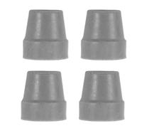 TOYANDONA 4pcs Quad Cane Tip Replacement Walking Stick Tips Easy to Install Suitable for Cane with 5/8 Inch Leg Diameter Portable Use for Seniors and Elderly