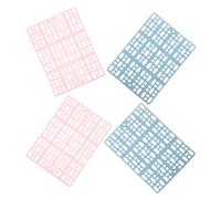 TOYANDONA 4pcs Rabbit Cage Mats Soft Reusable Floor Pads for Small Animals Bunny and Guinea Pig Accessories Non-Slip Foot Cushions for Cage Resting