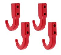 TOYANDONA 4pcs Rc Car Tow Hook Heavy Duty Aluminum Alloy Frame with Lock Screws Nuts Precision Engineering Easy Installation for Outdoor Adventures