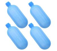TOYANDONA 4pcs Refillable Ice Packs for Air Cooler with PE Shell | Water Filled Freezer Blocks, Leak Proof Design, Easy to Insert and Remove, for Food Transport and Blue