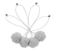 TOYANDONA 4pcs Replaceable Cat Hanging Balls with Bell Interactive Cat for Trees and Scratching Posts Durable and Lightweight Design Convenient Installation and Multi Use Play