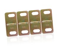 TOYANDONA 4pcs Replacement Electric Motorbike Seat Lock Buckle Metal Saddle Lock Plate with Reliable and Versatile Design for Motorcycle Repair Replacement Parts