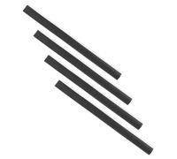 TOYANDONA 4pcs Rubber Lip Dustpan Edge Strip Replacement Quiet Seal Soft Rubber Edge for Improved Grip and Easy Waste Handling Dustpan Repair Strips