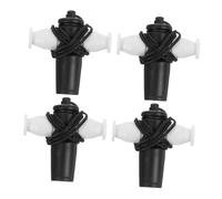 TOYANDONA 4pcs Samba Whistle Tri-tone Plastic Musical Instrument for Teachers Coaches Dance Practice Boys and Girls Educational Toy