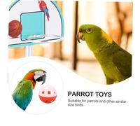 TOYANDONA 4pcs Shooting Hoop Toy Bird Basketball Hoop for Parrot Pet Educational Toy Balls for Playground Activity