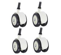 TOYANDONA 4pcs Silent Swivel Casters Walker Wheels Replacement Rollers for Indoor Use Helps Learn to Walk Smoothly