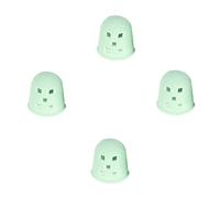 TOYANDONA 4pcs Silicone Guitar Finger Guards Protective Caps for Ukulele Mandolin Electric Guitar Cyan Comfortable and Easy to Use for Beginners and Musicians