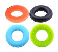 TOYANDONA 4Pcs Silicone Hand Exercisers Grip Strengthener for Muscle Training and Rehabilitation Durable Wear Resistant Hand Exercise Tool for Stress and Fitness at Home Travel