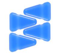 TOYANDONA 4pcs Silicone Tuning Fork Holder Blocks Soft Nonslip Triangle Stand for Meditation Yoga Relaxation Musical Instrument Accessories