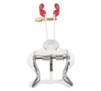 TOYANDONA 4pcs Silver Music Score Clip for Trumpet Practical Sheet Music Holder and Lightweight Binder for Students and Office Use