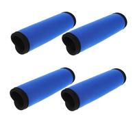 TOYANDONA 4pcs Slip Pull Up Bar Handle Covers with Soft Cushioning and Sweat Absorption Fitness Grip Pads for Standard Dumbbell and Barbell Bars Easy to Install Blue for Home and Gym Use