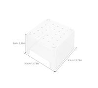 TOYANDONA 4Pcs Small Hamster Sand Bath Box Set Plastic Square Digging Container for Hamsters, Gerbils, Mice, Lemmings Small Pet Bathroom Tray and Shower Accessories for Indoor Use