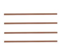 TOYANDONA 4pcs Solid Copper Rod Kit for DIY Model Plane and Model Car, Portable Lightweight round Copper Bars 0.8mm Diameter 10 Inch Length for Hobbyists Craft Making