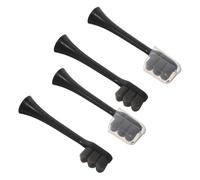 TOYANDONA 4pcs Sonic Electric Toothbrush Heads Ultra Fine Soft Bristles Replacement for Sensitive Gums Pregnancy Safe Toothbrush Heads Compatible for Daily Oral Care