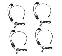 TOYANDONA 4pcs Sound Quality Ear Mounted Microphone Headset Jack for Teachers Singers