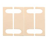 TOYANDONA 4pcs Speaker Crossover Connector Plate, Copper 2.2" | Gold Color, Bi-Amp Binding Post Link Plates, High Conductivity Audio Bridge Connectors, for Repair
