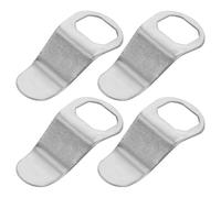 TOYANDONA 4pcs Stainless Steel Cabinet Lock Pull Handles for Drawers and Compartments Thumb Turn Cam Lock Accessory Installation for Home and Office Use