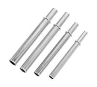 TOYANDONA 4PCS Stainless Steel Fishing Rod Connector Sleeve Kit Thickened Rod Joint Adapter for Repair DIY Fishing Pole Replacement Parts Compatible with 6.0# 7.0# 8.0# 9.0#