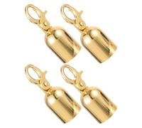 TOYANDONA 4pcs Stainless Steel Rope End Snap Hook Stopper for Velvet Ropes with Easy Installation for Crowd Control Setups and Hospitality Venues