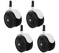 TOYANDONA 4PCS Stroller Wheels Replacement Quiet Swivel Casters for Carriage and Walker Rugged Hand Truck Wheels with Easy Plugin Installation for Smooth Maneuverability Various Terrains