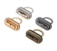 TOYANDONA 4pcs Sturdy Alloy Mortise Lock Clutch Replacement for DIY Bag, Easy to Install and Lightweight Die Casting Padlock Suitable for Suitcase and Travel Accessories