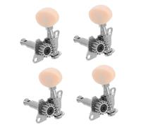 TOYANDONA 4pcs Ukulele Tuning Keys Single Gear Rl Replacement Machine Heads for Acoustic Guitar String Instruments Essential Ukulele Accessories Kit