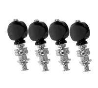 TOYANDONA 4pcs Ukulele Tuning Pegs Locking Tuners for Strings Black Nickel Musical Instrument Tuners