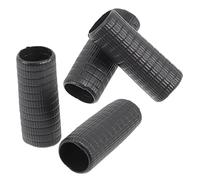 TOYANDONA 4Pcs Violin Bow Grip Bow Grip Sleeve Rubber Easy to Install Easy to Remove Black Accessories Repair and Replacement by Musicians