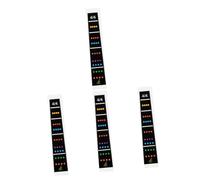 TOYANDONA 4pcs Violin Finger Guide Sticker Fretboard Marker for Beginners Finger Chart Fret Guide Label for Learning Violin Music