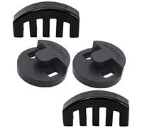 TOYANDONA 4pcs Violin Mute Rubber Style Mutes for Stringed Instruments for Practice Performance Excellent Sound Reduction for Violin