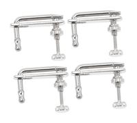 TOYANDONA 4pcs Violin String Adjusters Fine Tuners Easy to Install Metal Tuning Tools Compact and Smooth Functionality for Violinists
