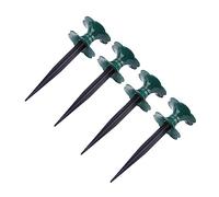 TOYANDONA 4Pcs Water Guide Wheels for Garden Hose Durable Hose Guide Holder with Spikes Easy Installation for Lawn Patio Greenhouse Flower Bed