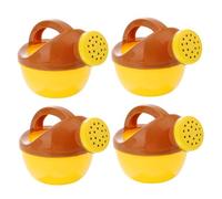 TOYANDONA 4pcs Watering Can Plastic Garden Tools with Spray Spout Ergonomic Handle for Indoor Outdoor Plants Beach Play Random Color