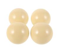 TOYANDONA 4Pcs White Billiard Training Balls Durable Cue Balls for Beginners Amateurs Pure White Finish for Enhanced Control Professional Appearance