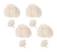 TOYANDONA 4pcs White Cotton Fog Effect Simulation Cloud Prop for Model Scenes, DIY Smoke Effect Cotton Material Set for Wedding, Room Decor, and Hobby Scenery