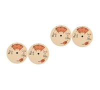 TOYANDONA 4pcs Wooden Circle of Fifths Wheel Chord Wheel Tool Melody Tool for Guitar Accessories Musician Use