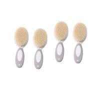 TOYANDONA 4pcs Wool Boy Girl Care Hair Brush for Comfortable Soft Brush for Gentle Scalp Cleaning Promotes Circulation Brain Development for Newborn Care