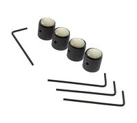 TOYANDONA 4sets Electric Guitar Bass Volume Tone Knobs with Wrench Ergonomic Design for Easy Installation Replacement for Old Dirty Knobs Guitar Accessory