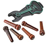 TOYANDONA 4sets Guitar Bridge Puller Tool Easy to Install Guitar Accessories for Acoustic and Electric Smooth and Safe Pegs for Beginners and Professionals