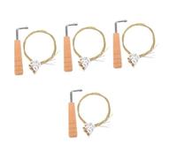 TOYANDONA 4sets Metal Strings Lyre Harp Tuning Wrench for Musical Instruments for Beginners and Professionals